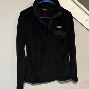 Patagonia Black Snap-T Fleece Pullover